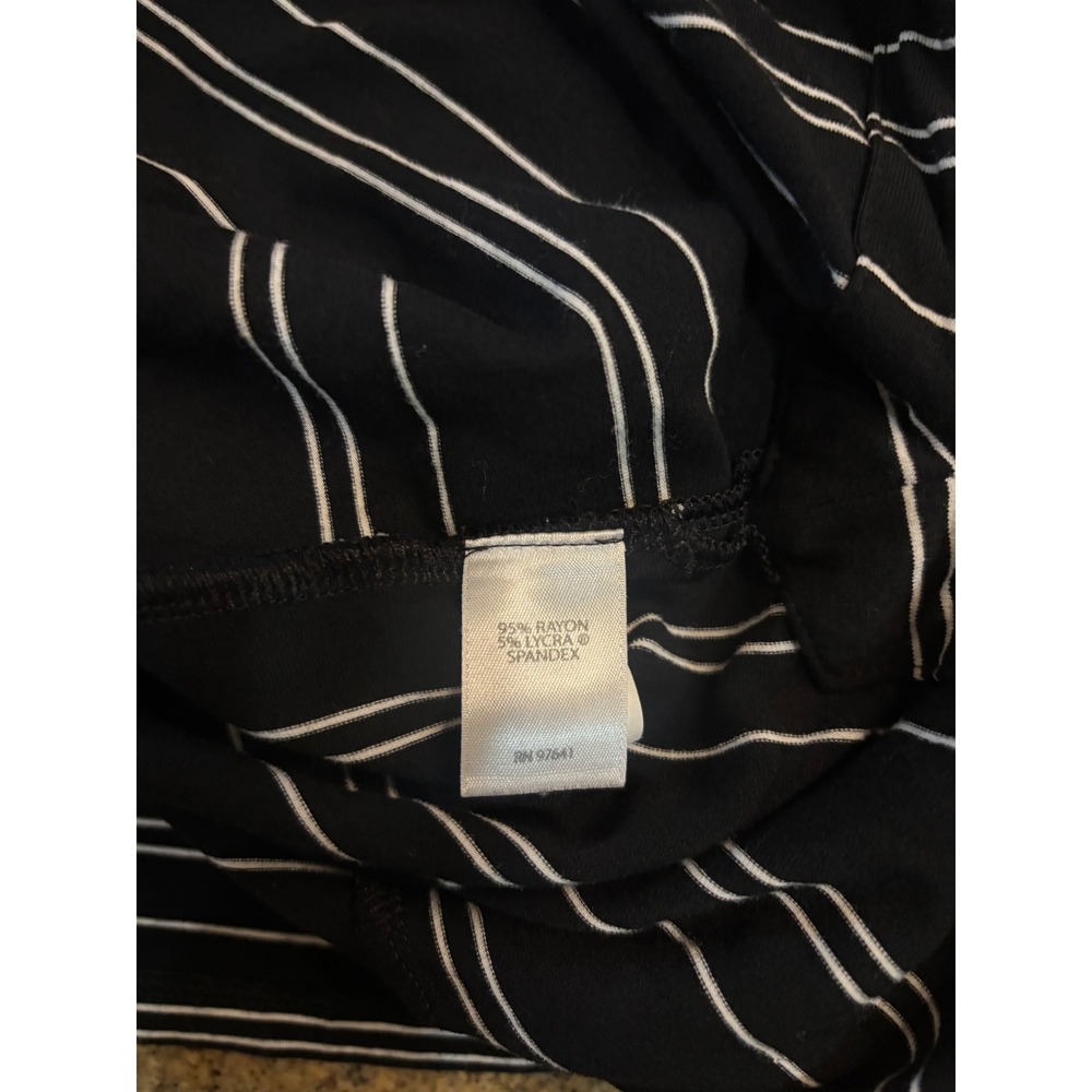 J. Jill Black and White Striped Maxi Dress - Picture 7 of 7
